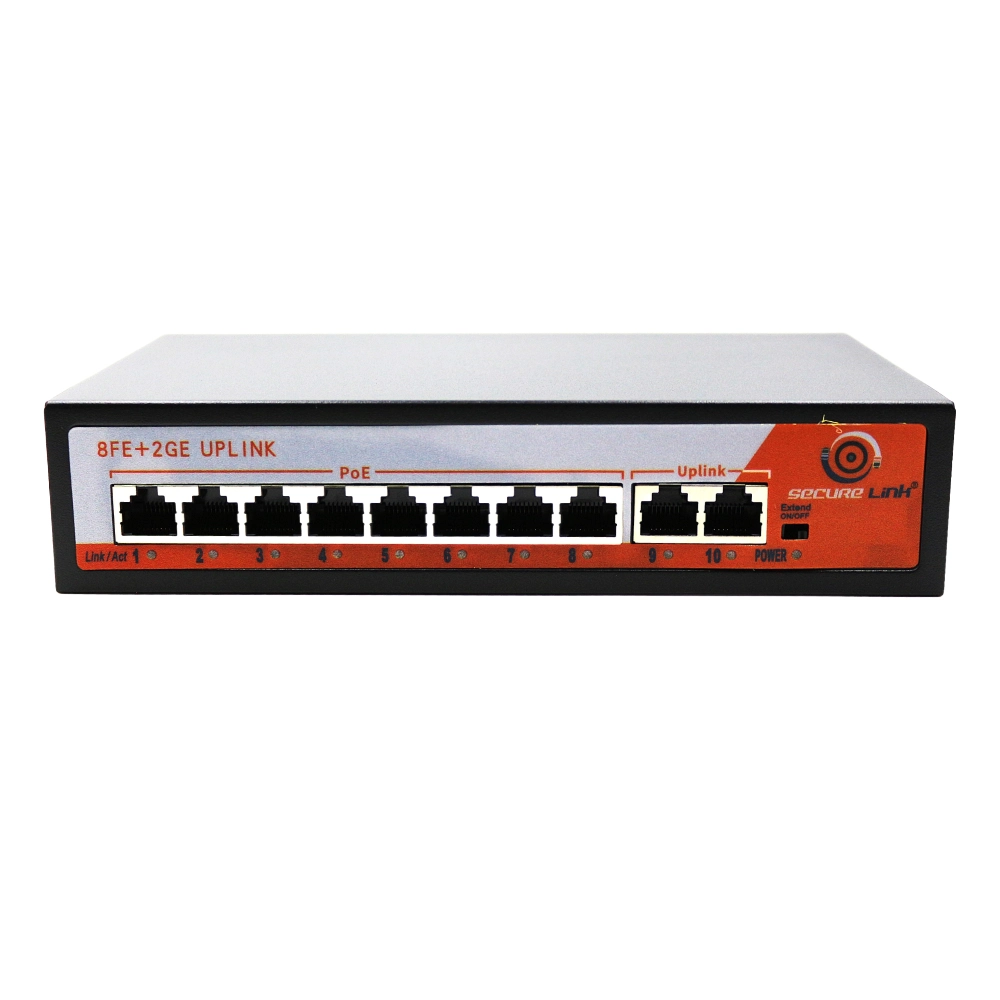 Securelink Poe Switch 8 Port (8 FE+ 2 GE Port) view 2